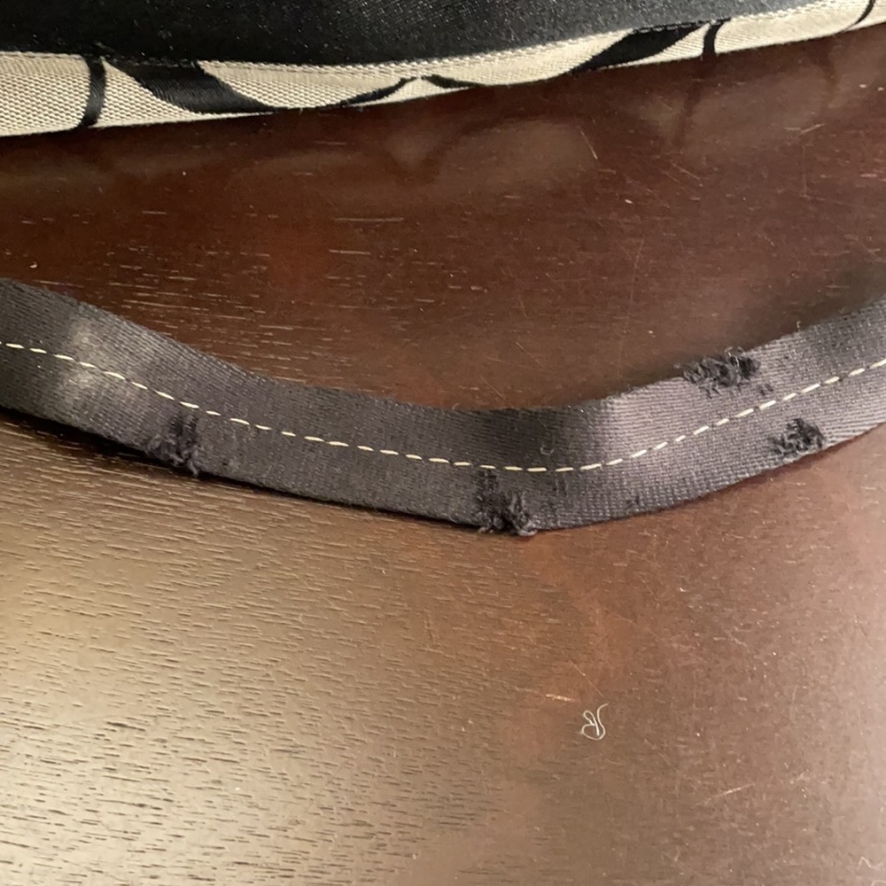 Coach Black Signature striped Crossbody bag - Picture 3 of 8
